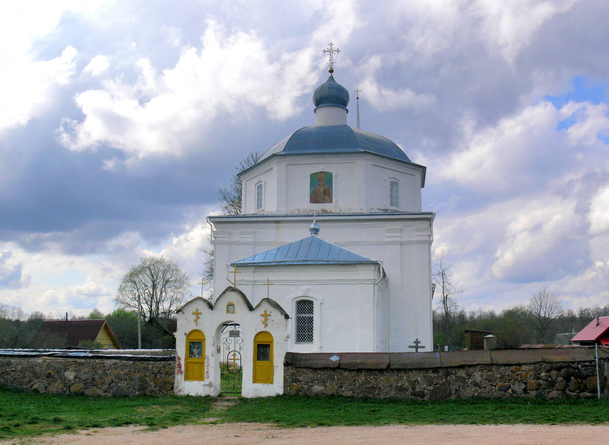 Церковь Николая Чудотворца, Качаново (Палкинский район, Псковская область). фасады, вид с востока