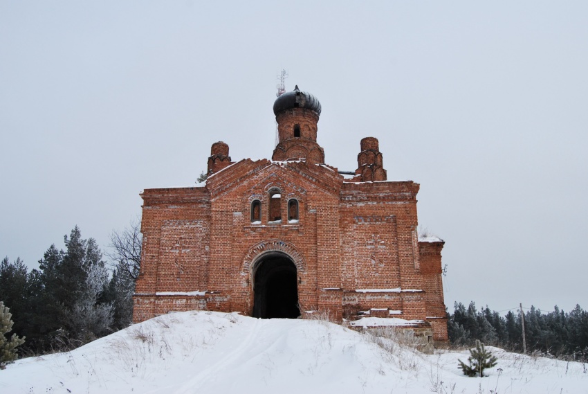 Церковь Параскевы Пятницы, Кайгородское (Пригородный район (Горноуральский ГО), Свердловская область). общий вид в ландшафте