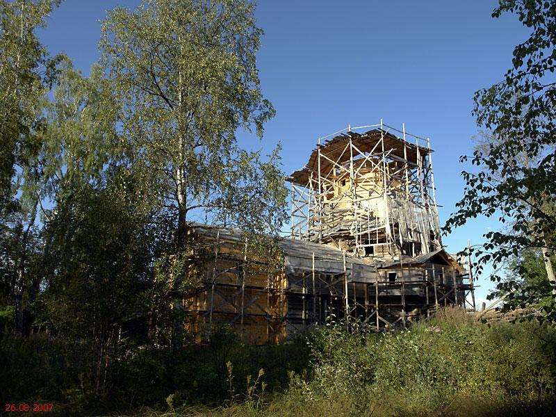Церковь Илии Пророка, Ципино (Кирилловский район, Вологодская область). документальные фотографии