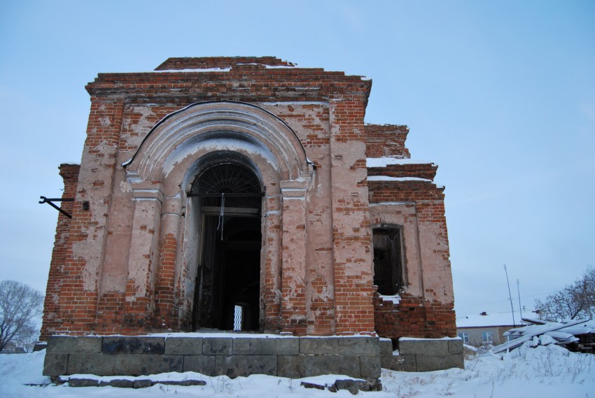 Церковь Михаила Архангела, Суворы (Богдановичский район (ГО Богданович), Свердловская область). общий вид в ландшафте
