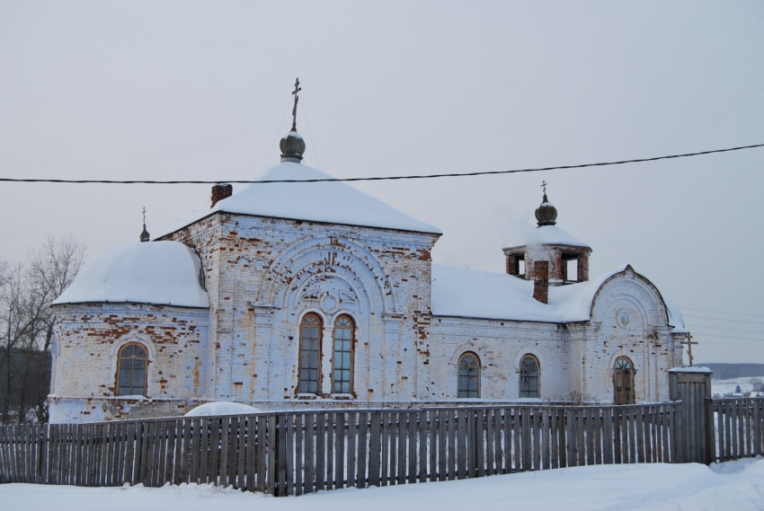 Церковь Симеона Верхотурского (Сретения Господня), Колюткино (Белоярский район (Белоярский ГО и ГО Верхнее Дуброво), Свердловская область). фасады