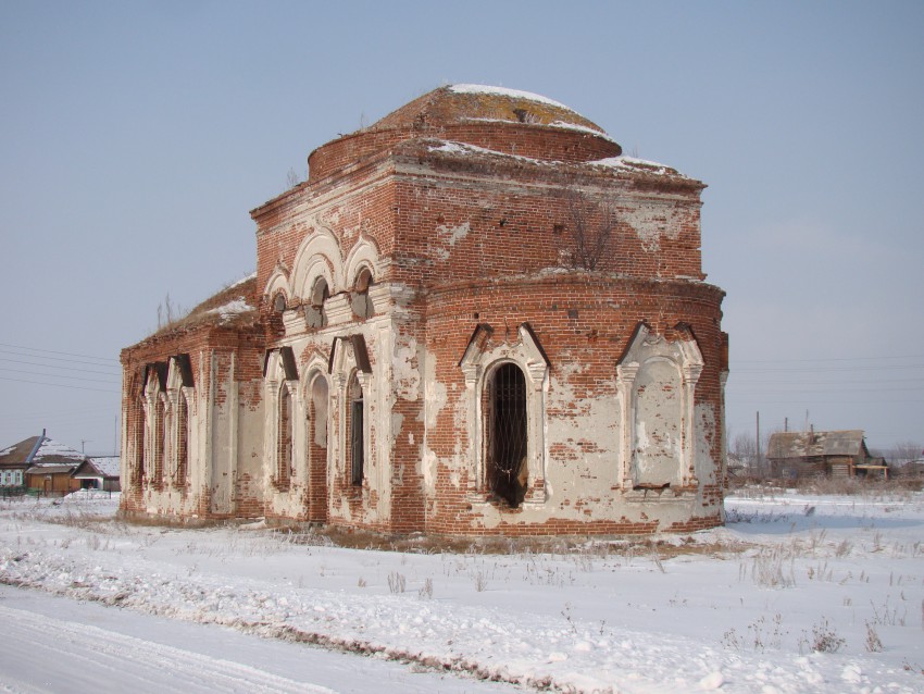 Кулики. Церковь Рождества Христова. фасады, Вид со стороны алтарной части.