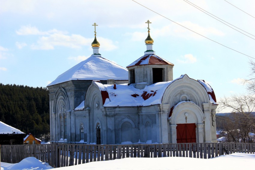 Церковь Симеона Верхотурского (Сретения Господня), Колюткино (Белоярский район (Белоярский ГО и ГО Верхнее Дуброво), Свердловская область). фасады