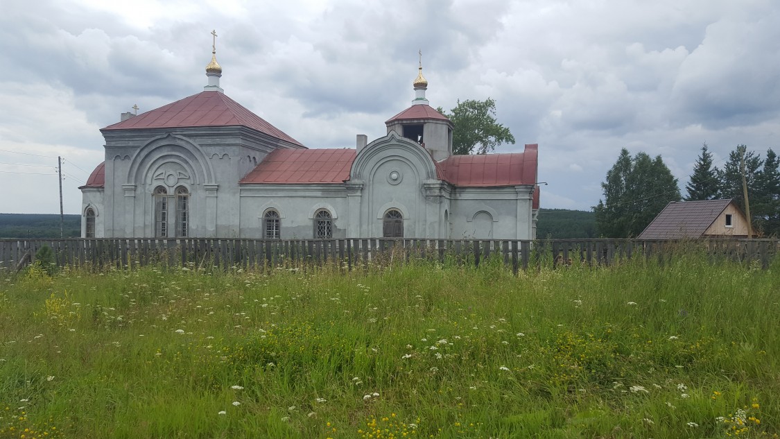 Церковь Симеона Верхотурского (Сретения Господня), Колюткино (Белоярский район (Белоярский ГО и ГО Верхнее Дуброво), Свердловская область). фасады