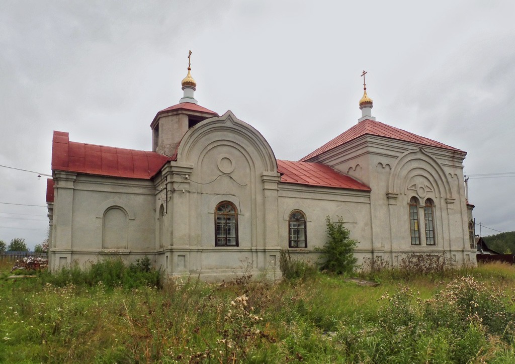 Церковь Симеона Верхотурского (Сретения Господня), Колюткино (Белоярский район (Белоярский ГО и ГО Верхнее Дуброво), Свердловская область). фасады
