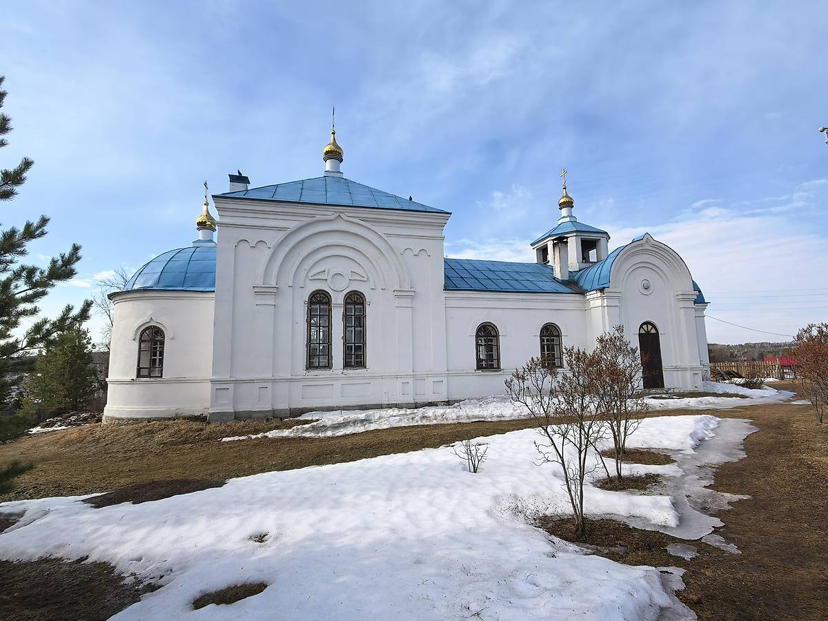 фасады. Церковь Симеона Верхотурского (Сретения Господня), Колюткино (Белоярский район (Белоярский ГО и ГО Верхнее Дуброво), Свердловская область)