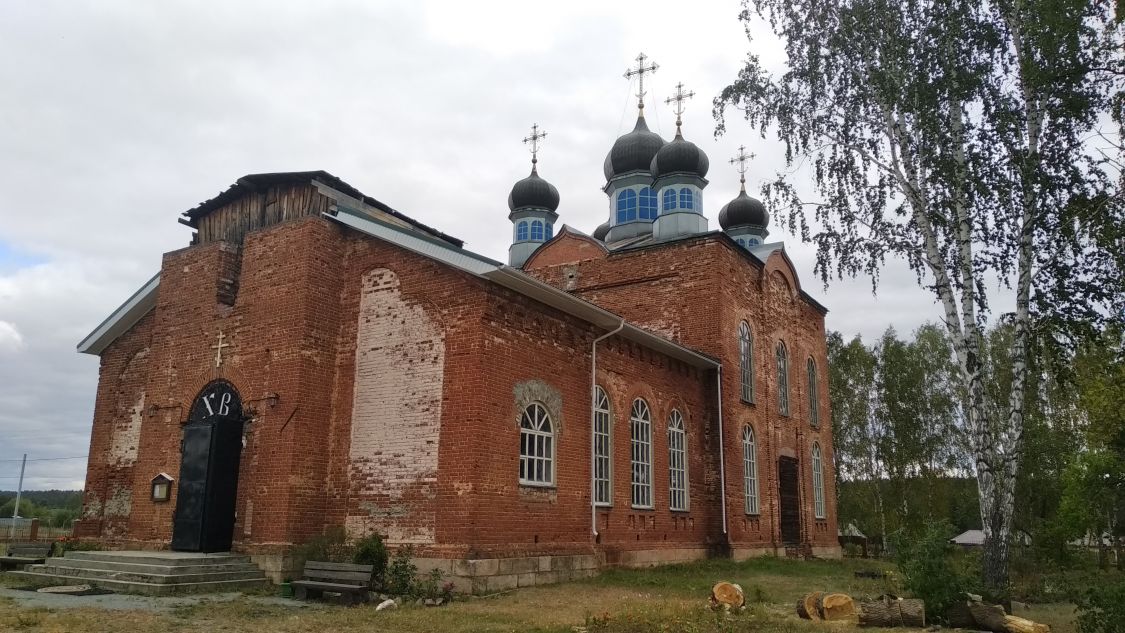 Церковь Троицы Живоначальной, Черноусово (Белоярский район (Белоярский ГО и ГО Верхнее Дуброво), Свердловская область). фасады
