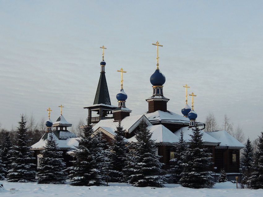 Бородино. Церковь Богоявления Господня. фасады