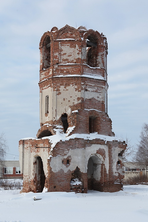 Песчано-Коледино. Церковь Покрова Пресвятой Богородицы (старая). фасады, Вид с юго-востока