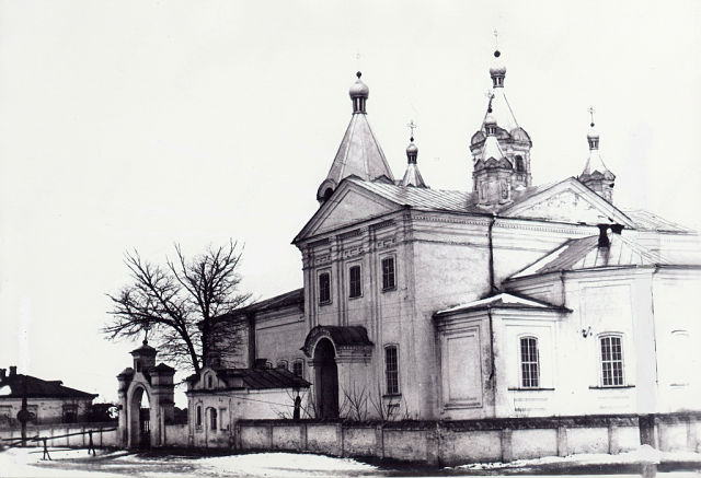 Церковь Илии Пророка, Заолешенка (Суджанский район, Курская область). архивная фотография, Частная коллекция. Фото 1920-х годов
