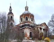 Церковь Спаса Преображения, Вид с юго-востока<br>, Порздни, Лухский район, Ивановская область