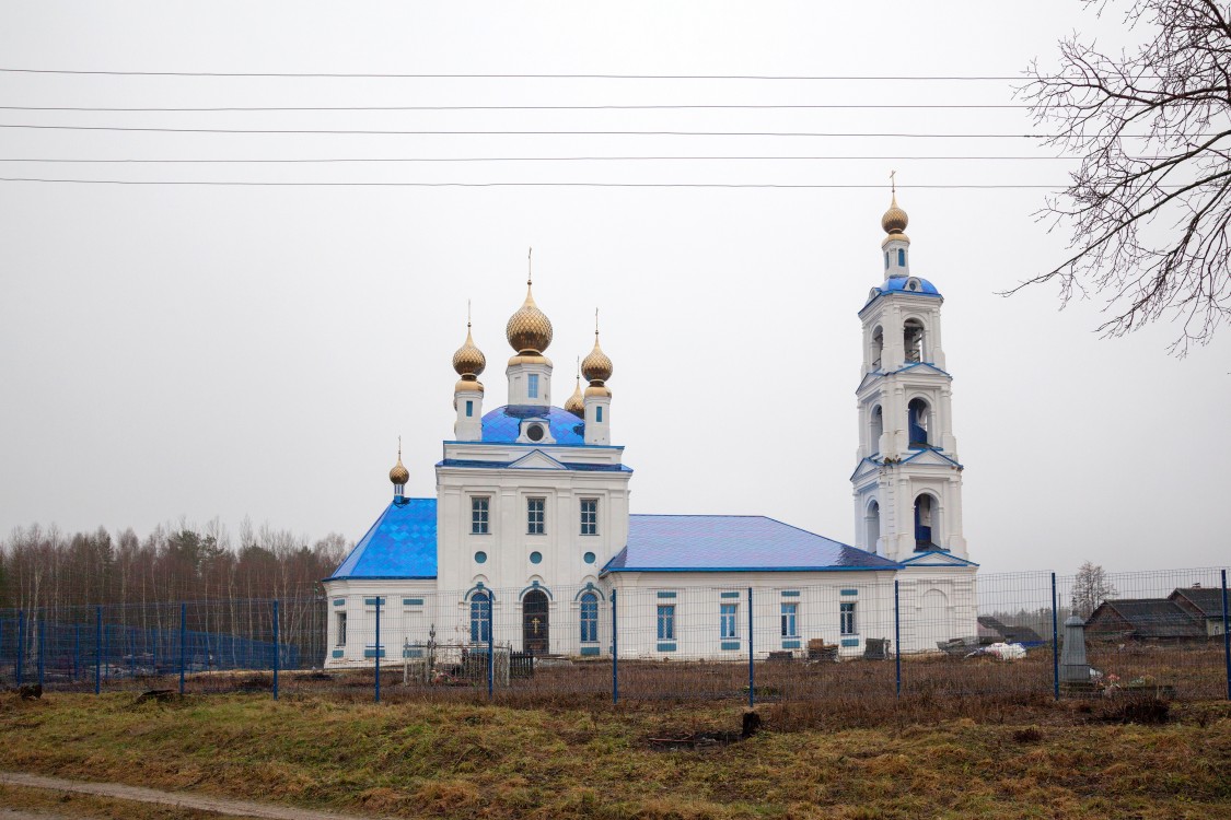 Церковь Покрова Пресвятой Богородицы, Добрица (Лухский район, Ивановская область). фасады