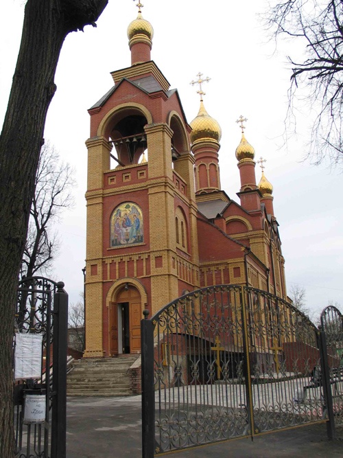 Пушкино. Церковь Троицы Живоначальной. фасады