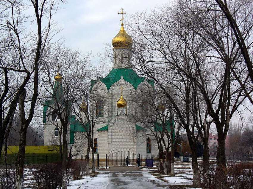 Знаменск. Церковь Александра Невского. фасады, Вид с восточной стороны