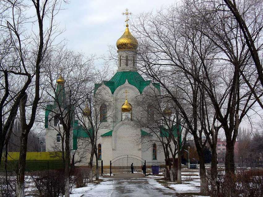 Церковь Александра Невского, Знаменск (Знаменск, город, Астраханская область). фасады, Вид с восточной стороны