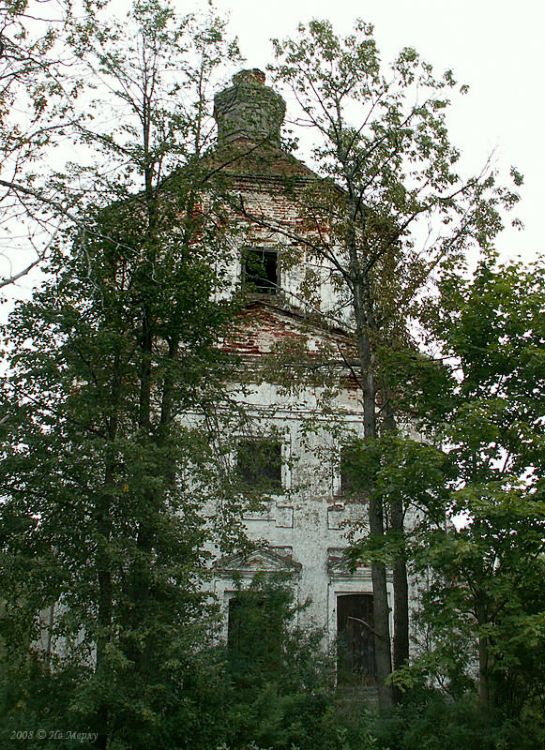 Игрищи. Церковь Благовещения Пресвятой Богородицы. общий вид в ландшафте