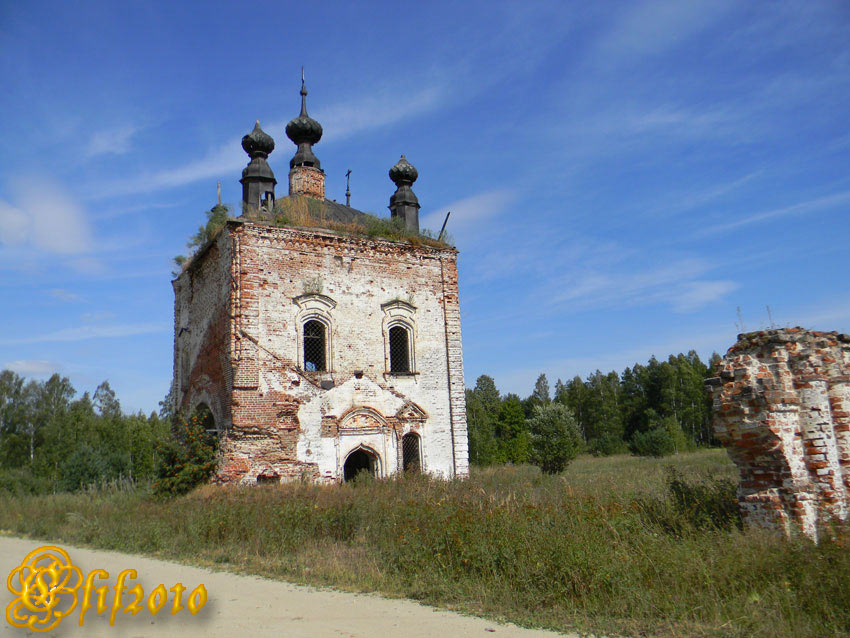 Церковь Казанской иконы Божией Матери, Клоны (Лухский район, Ивановская область). фасады