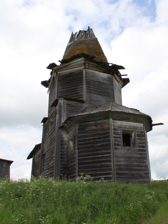 Церковь Владимирской иконы Божией Матери, Волость (Меландово) (Холмогорский район, Архангельская область). фасады