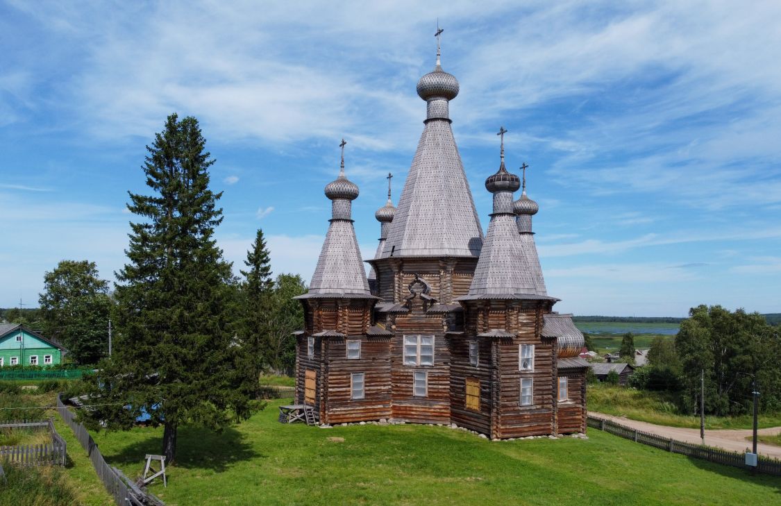 Церковь Троицы Живоначальной, Нёнокса (Северодвинск, город, Архангельская область). фасады