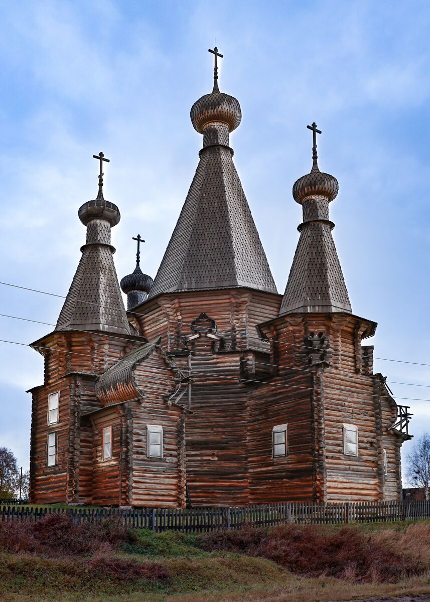 Церковь Троицы Живоначальной, Нёнокса (Северодвинск, город, Архангельская область). фасады