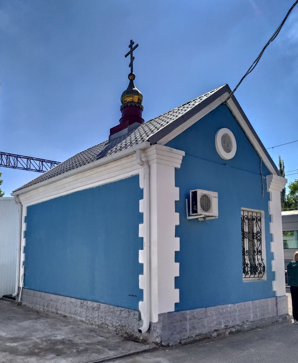 Часовня Троицы Живоначальной на железнодорожном вокзале, Елец (Елецкий район и г. Елец, Липецкая область). фасады