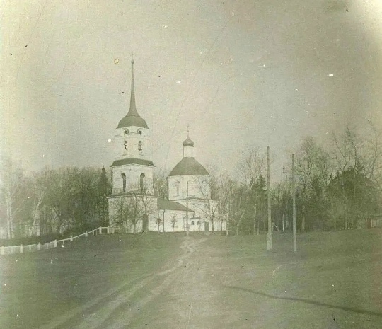 Фото 1916 г. Из собрания приходского архива., архивная фотография. Церковь Бориса и Глеба, Раменское (Раменский район и гг. Бронницы, Жуковский, Московская область)