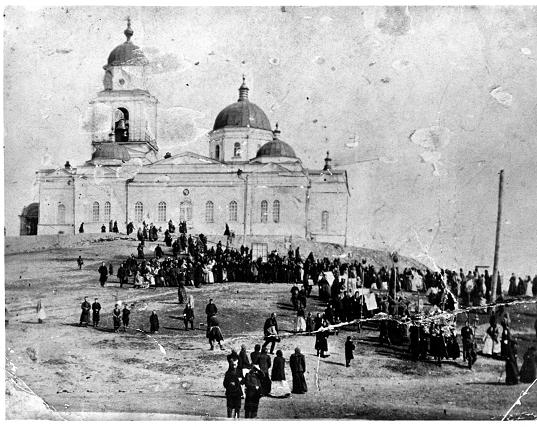 Церковь Троицы Живоначальной, Полевской (Полевской (Полевской ГО), Свердловская область). архивная фотография, Фото XIX века с сайта храма