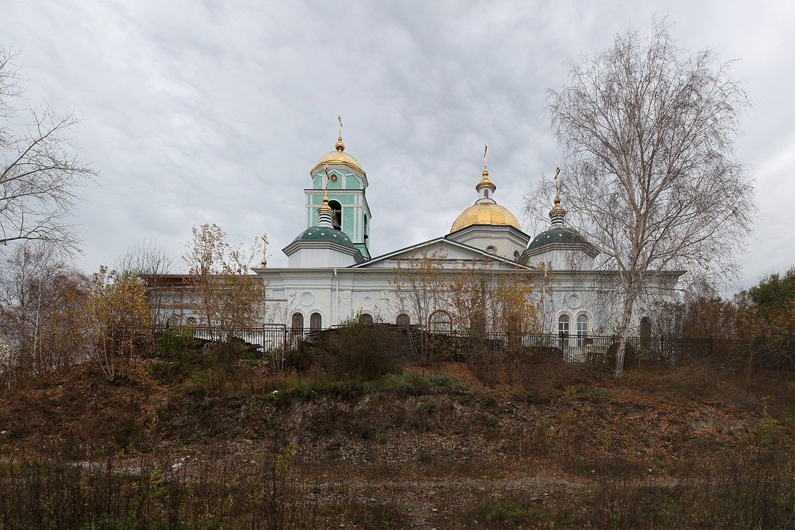 Полевской. Церковь Троицы Живоначальной. фасады, Южный фасад