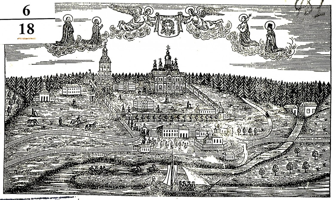 Ульяновский Троице-Стефанов монастырь, Ульяново (Усть-Куломский район, Республика Коми). графика, http://нэб.рф/catalog/000199_000009_003413417/viewer/