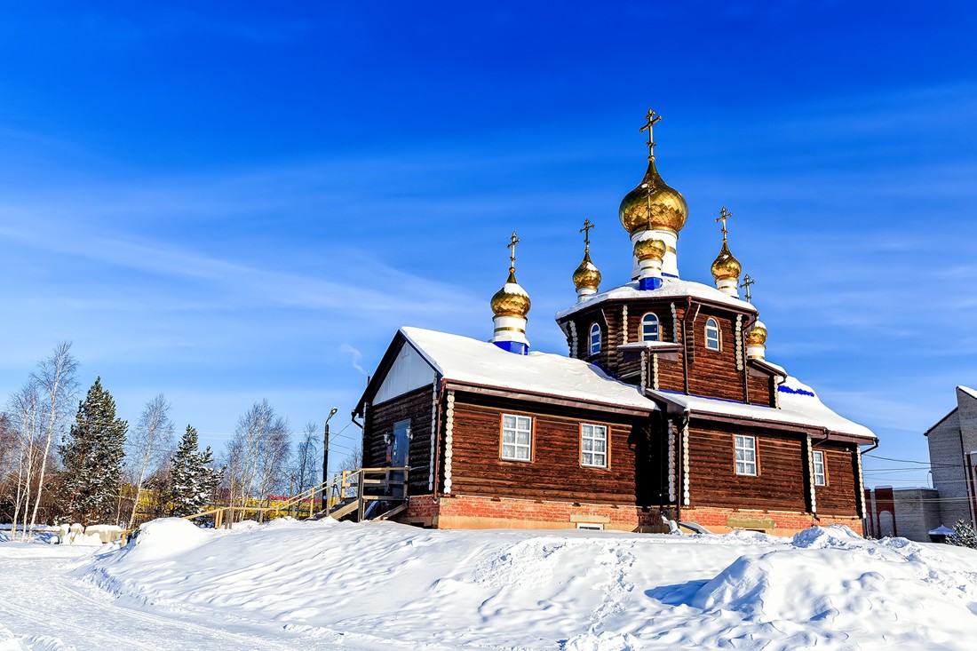 Новый Кременкуль. Церковь Всех Святых, в земле Российской просиявших. фасады