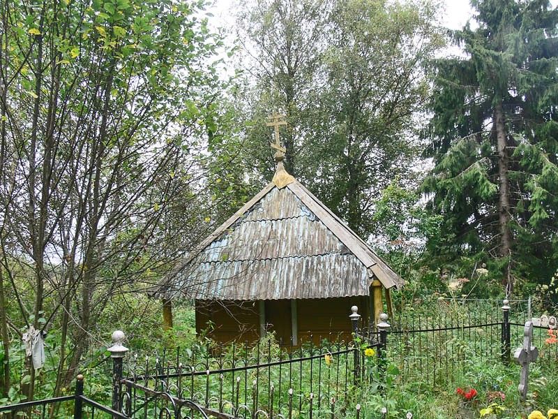 Неизвестная часовня, Сосново (Волосовский район, Ленинградская область). фасады, Вид с запада