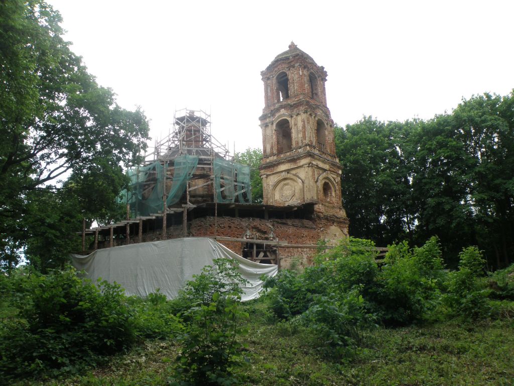 Церковь Михаила Архангела, Ерлино (Кораблинский район, Рязанская область). документальные фотографии