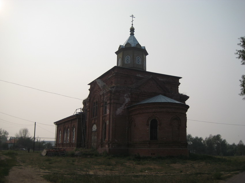 Пешелань. Церковь Николая Чудотворца. фасады, Вид с юго-востока