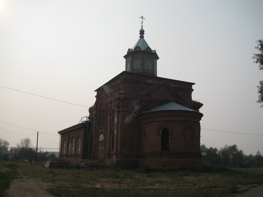 Церковь Николая Чудотворца, Пешелань (Арзамасский район и г. Арзамас, Нижегородская область). фасады, Вид с юго-востока