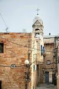 Церковь Георгия Победоносца, Общий вид с запада, с ул. Арарат.<br>, Иерусалим - Старый город, Израиль, Прочие страны