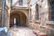 Церковь Георгия Победоносца, Монастырские ворота изнутри, вид с востока.<br>, Иерусалим - Старый город, Израиль, Прочие страны