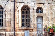Церковь Георгия Победоносца, Вход в ризницу. Вид с юга.<br>, Иерусалим - Старый город, Израиль, Прочие страны