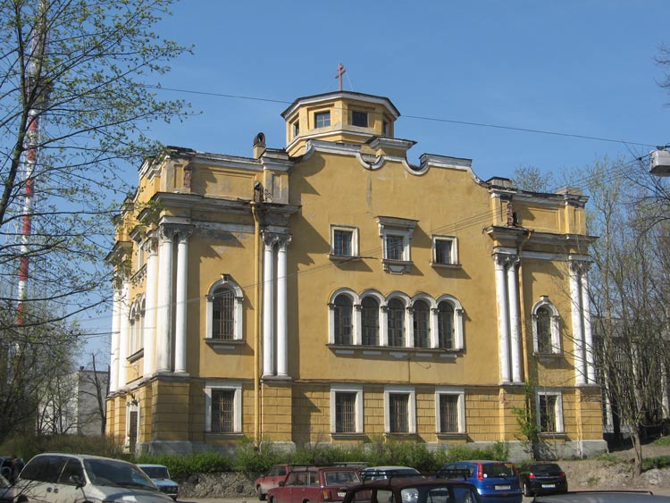 Церковь Преображения Господня на Аптекарском острове, Петроградский район (Санкт-Петербург, г. Санкт-Петербург). фасады, Вид с юга