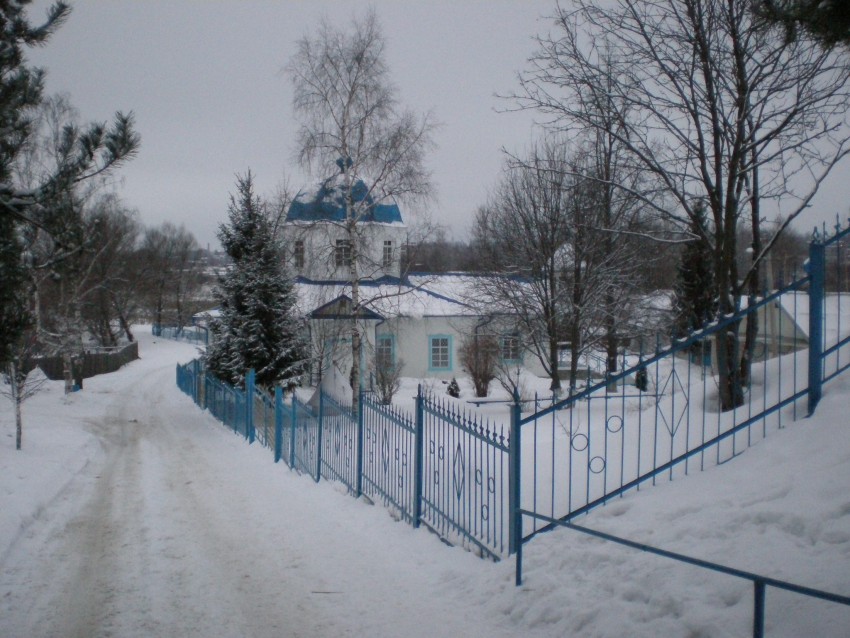 Боровичи. Церковь Параскевы Пятницы. общий вид в ландшафте