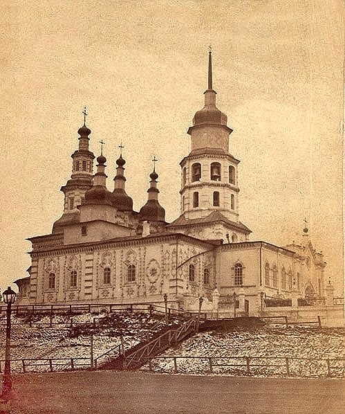 Церковь Воздвижения Креста Господня, Иркутск (Иркутск, город, Иркутская область). архивная фотография, Автор фото Август Гофман, 1887 г.