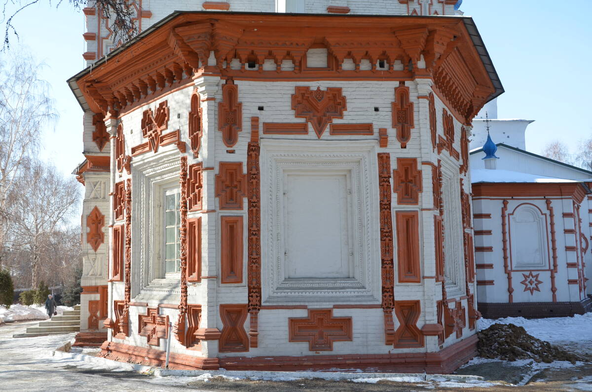 Церковь Воздвижения Креста Господня, Иркутск (Иркутск, город, Иркутская область). архитектурные детали, Апсида