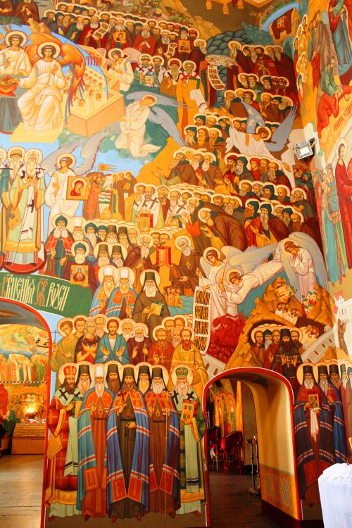 Иркутск. Собор Богоявления Господня. интерьер и убранство, Роспись собора