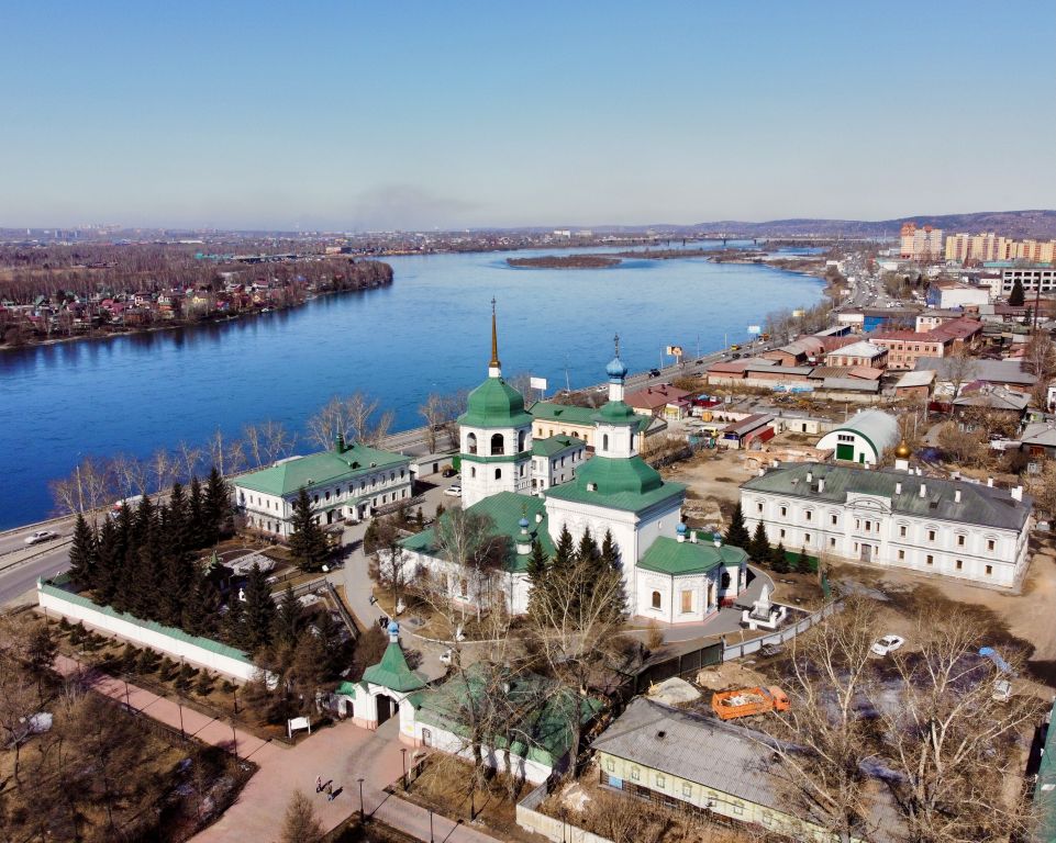 Знаменский женский монастырь, Иркутск (Иркутск, город, Иркутская область). фасады, Вид с ЮВ
