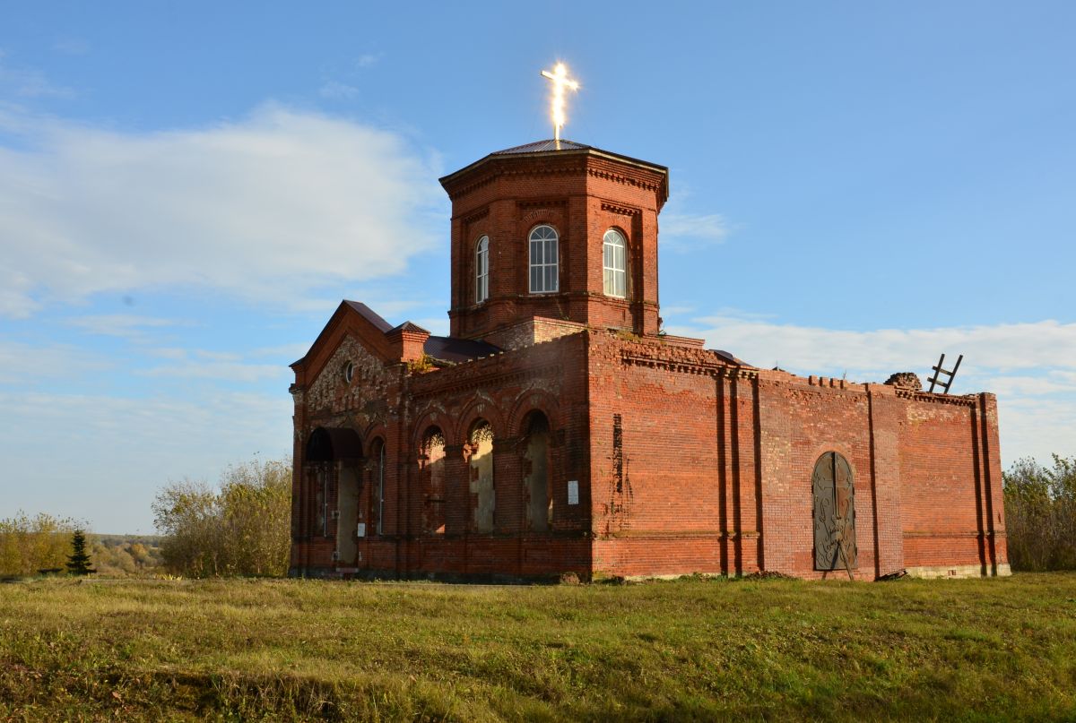 Церковь Космы и Дамиана, Дьячье (Орловский район, Орловская область). фасады