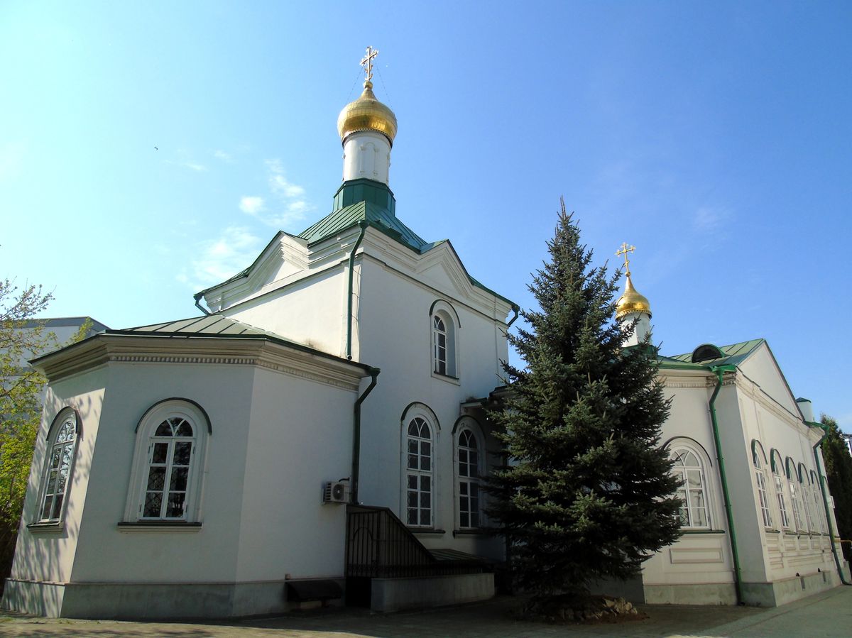 архитектурные детали. Троицкий мужской монастырь. Церковь Сергия Радонежского, Рязань (Рязань, город, Рязанская область)