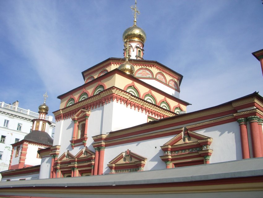Иркутск. Собор Богоявления Господня. архитектурные детали