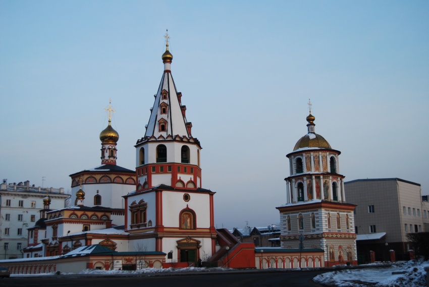 Иркутск. Собор Богоявления Господня. фасады, Вид с северо-запада