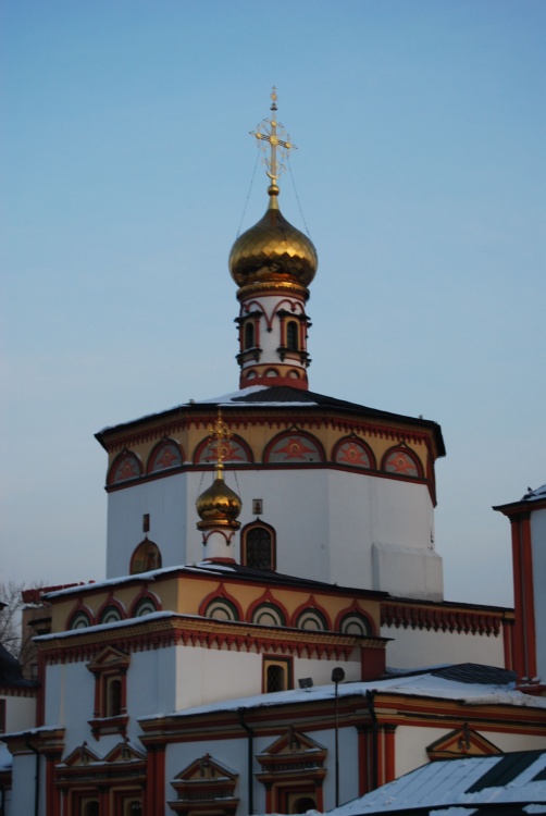 Иркутск. Собор Богоявления Господня. фасады, Основное здание церкви