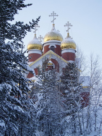 Ноябрьск. Церковь Михаила Архангела. архитектурные детали