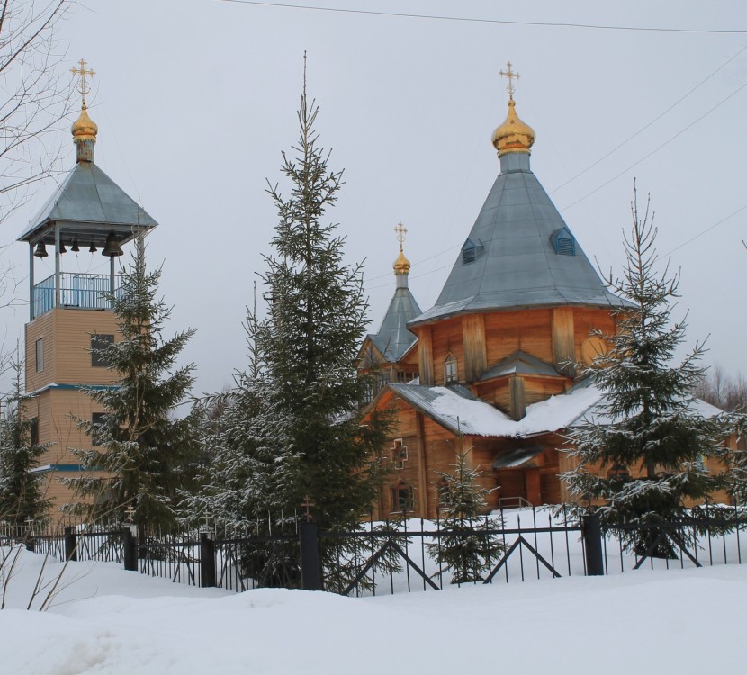 Вуктыл. Церковь Благовещения Пресвятой Богородицы. фасады